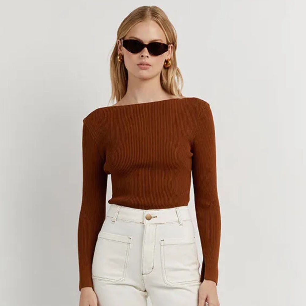 DISSH ARIA TOP - BURNT ORANGE